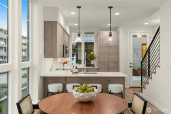 From breakfast to wine nights, this space is ready for whatever your day brings—with plenty of room for friends to join in.