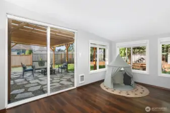 Bonus Room to Backyard/Patio