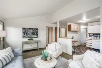 Greatroom to Kitchen