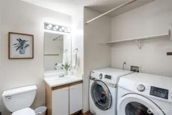 Laundry and Half Bath