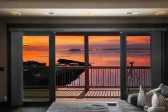 watch the sunsets