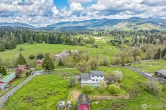 Home with acreage and gorgeous view