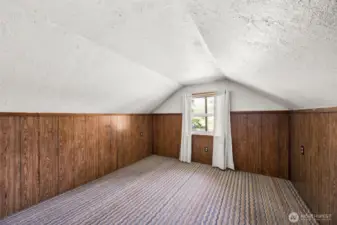 Upstairs additional room offers a great place for exercise room, play room or hobbies.