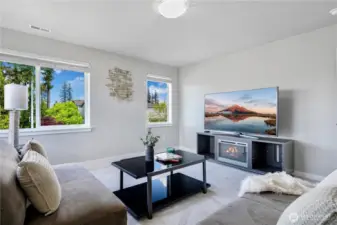 Upper level: Loft/ Media room