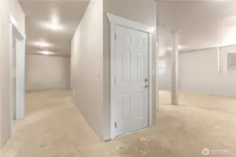 Spacious basement is already plumbed and ready to finish as an ADU.