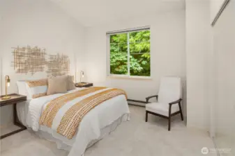 PRIMARY SUITE WITH TREETOP VIEWS