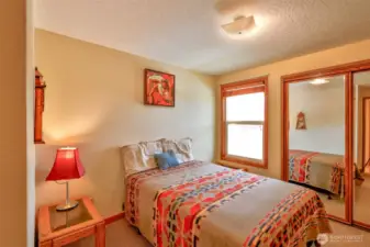 Bedroom 1 with lighted closet