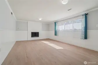 Recroom in basement