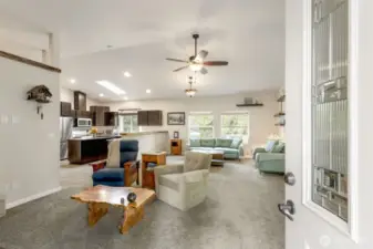 Bright and open living spaces.