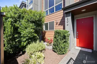 Be creative with a front garden area