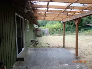 Back patio