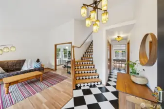Custom floors and custom lighting