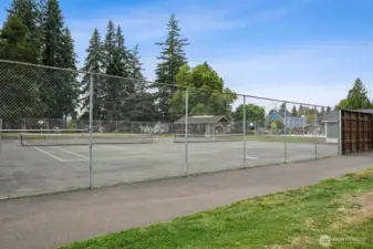 Tennis Court at Lions Park