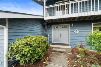 Step through the stylish double doors into your Home Sweet Home!