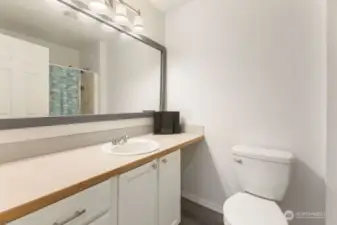 main bath on the upper level