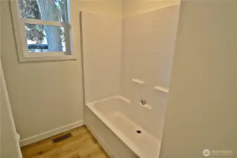 Main Bathroom Tub and Shower