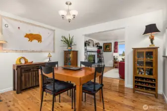 Room for a large dining table