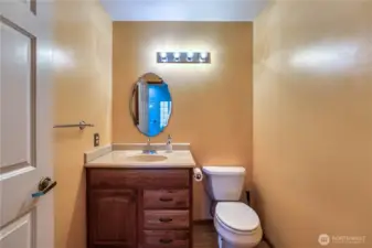 Guest bathroom/powder room.