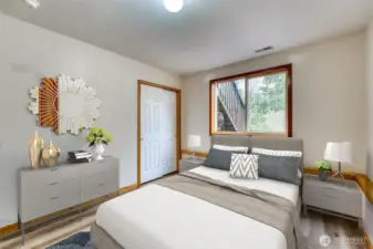 Guest bedroom #1 Virtually Staged.