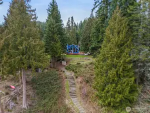 Perched on the banks of Alder Lake - this property offers a retreat of beauty, fresh air, stillness and abundant views that never grow old with the seasons.