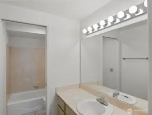 "hall" bathroom