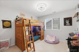 3rd bedroom - all bedrooms are large and spacious.