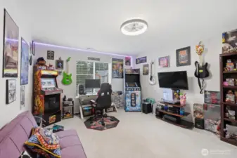 Large 4th bedroom currently used as an office.