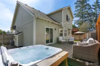 Here is the view of the back of the house.