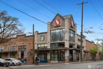 Grocery store 0.1 mile from this home