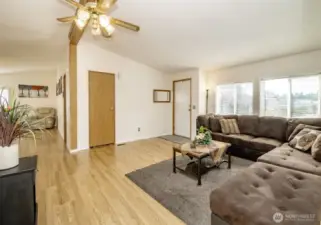 Large windows funnel in tons of natural light making this home feel bright and airy!