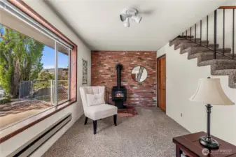 lower level living room