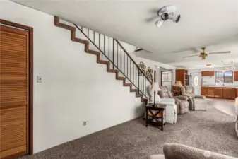 stairs to upper level