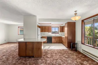 upper level kitchen