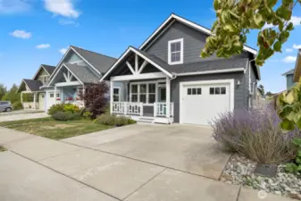 This cottage has great curb appeal and is on a dead-end road with a cul-de-sac.
