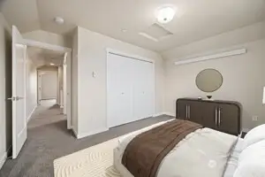 Both the upper bedrooms are spacious and have privacy.