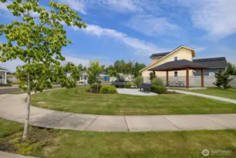 Another view of the community park just down on the corner from this home.