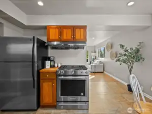 Natural gas range