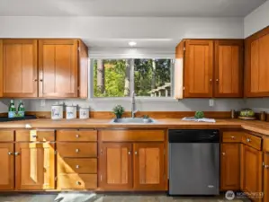 Deep stainless kitchen sink