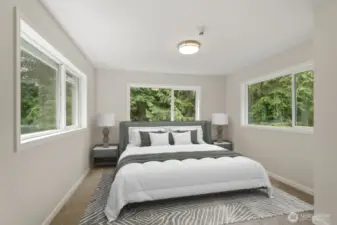 Virtually staged to show an example of how the space could be used.