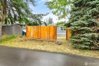 Backyard parking off of Wilson Ave
