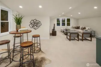 Flexible main floor bonus room
