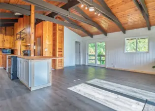 living and dining space