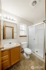 3/4 bath upstairs