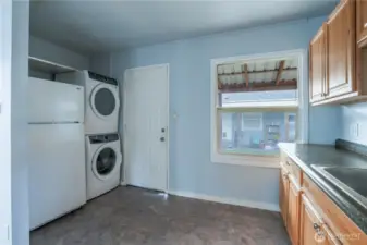 Unit 305 Kitchen and back entrance