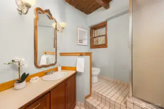 3/4 bath on the main.