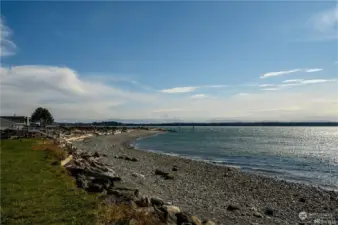 BBV beaches with spectacular views of Mt Baker