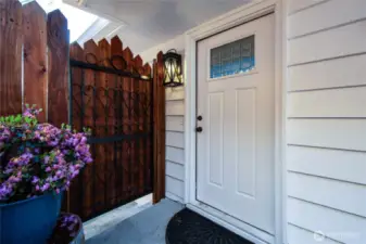 Covered Entrance