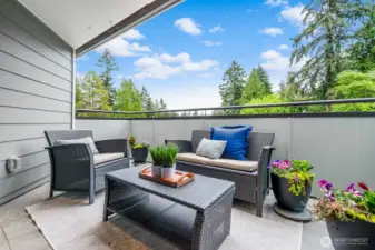 Lovely lanai with good space