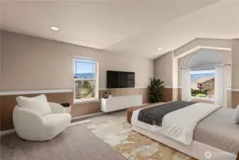 Primary bedroom suite