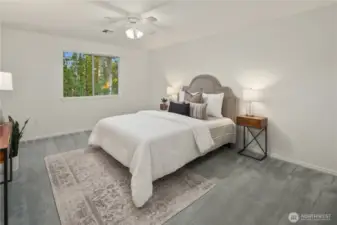 All bedrooms are large enough for king or queen size bed